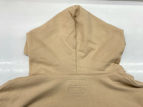 ウィンダンシー WIND AND SEA × GOD SELECTION XXX ゴッドセレクショントリプルエックス プルオーバー パーカー HOODIE フーディ 刺繍 茶色 BEIGE WDS-XXX-21A-02 パーカ ロゴ ベージュ Lサイズ 104MT-734