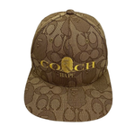 【中古】ア ベイシング エイプ A BATHING APE COACH Jacquard Baseball Cap 001CPG231902X 帽子 メンズ帽子 キャップ ブラウン 201goods-630