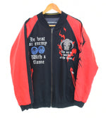 ニュートラルインフィニティ NEUTRAL INFINITY  × ONE PIECE ワンピース ACE エース 白ひげ 海賊団 火拳のエース スカジャン リバーシブル ジャケット ブラック 103MT-3493