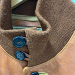 アヴィレックス AVIREX A-1 レザージャケット 6151112 ジャケット ブラウン 40サイズ 201MT-4686