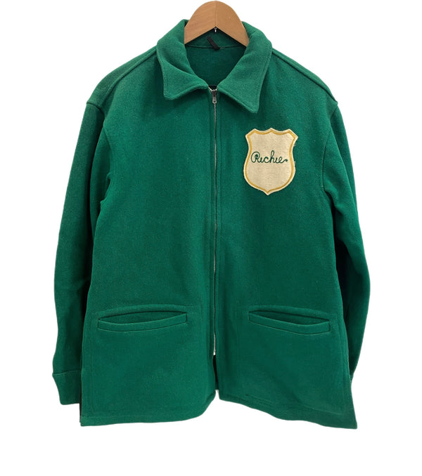 ヴィンテージ vintage 60's 60年代 BUTWIN バトウィン メルトン スポーツジャケット ウールブルゾン TALON ZIPPER アメリカ製 MADE IN USA 40 ジャケット グリーン 101MT-4766