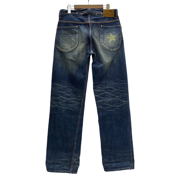 【曜日割引対象外】 シュガーケーン SUGAR CANE ロンスター シンチバック デニムパンツ デニム ブルー W31 L32サイズ 201MB-1120 VB