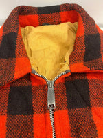 ヴィンテージ vintage 50's～ 50年代～ ウール ハンティングジャケット バッファローチェック ブロックチェック CONMATIC ZIP 38 ジャケット レッド 101MT-5444