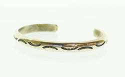 ナバホ NAVAJO インディアンジュエリー バングル Lda McCRAY シルバー Sterling スターリング VINTAGE ヴィンテージ メンズジュエリー・アクセサリー インディアンジュエリー バングル シルバー 103G-156