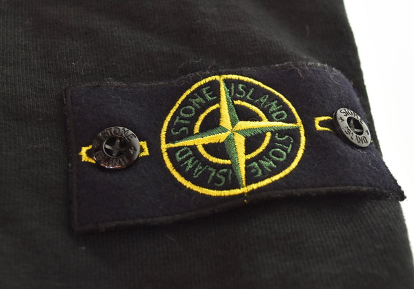 ストーンアイランド STONE ISLAND コンパス 刺繍ロゴパッチハーフパンツ ショートパンツ 781564060 ハーフパンツ ブラック LLサイズ 103MB-668