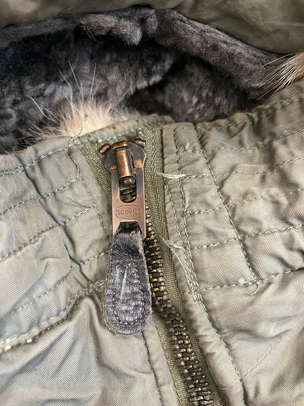 ミリタリー military Vintage ヴィンテージ 60s N-3B N3B フライトジャケット  ジャケット カーキ Lサイズ 101MT-4884