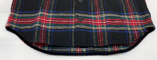 ウィンダンシー WIND AND SEA CPO SHIRT JACKET シャツ ステンカラー フロントボタン ロゴ 刺繍 WDS-O-GEN-23-Q2-JK-06 ジャケット チェック マルチカラー Lサイズ 104MT-1882