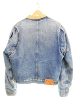 ラルフローレン RalphLauren 80's 90's 白タグ ショート エンジニア ジャケット コーデュロイ襟  ジャケット ブルー Mサイズ 103MT-3531