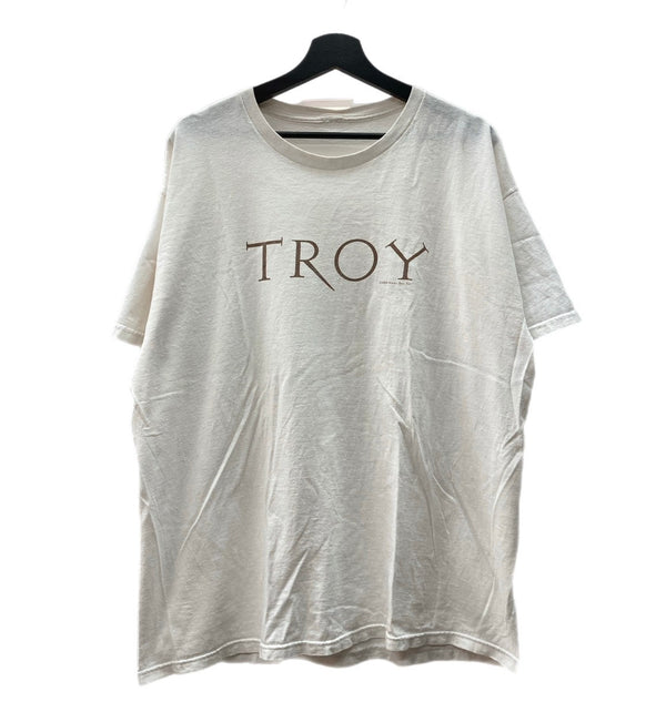 US古着 US 00s TROY トロイ ムービーT 映画 白 Tシャツ プリント ホワイト 104MT-1636