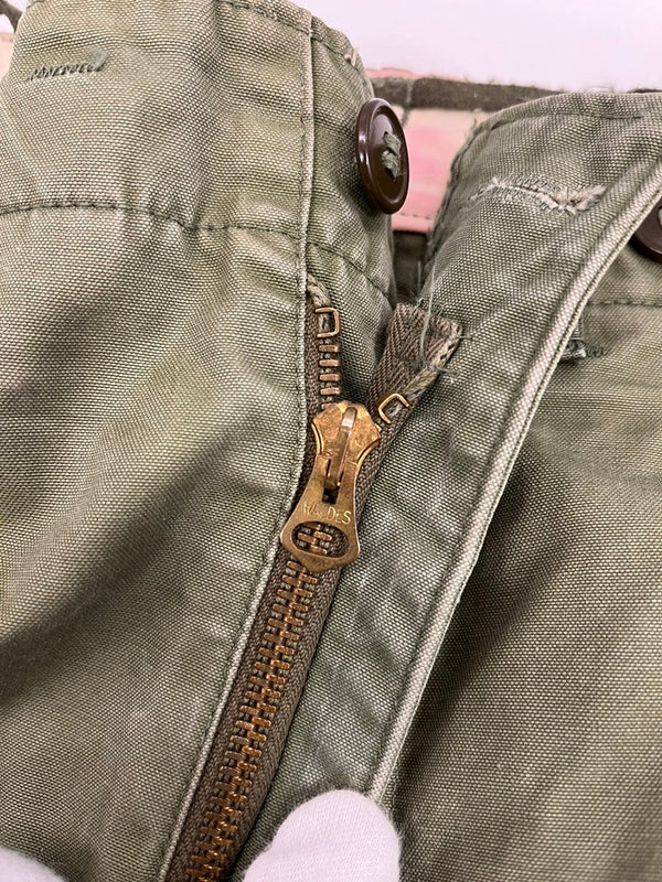 ミリタリー Military 50s 50's US ARMY 米軍実物 M-51 M51 トラウザーズパンツ カーゴパンツ アメリカ軍 ヴィンテージ カーゴパンツ カーキ 101MB-765