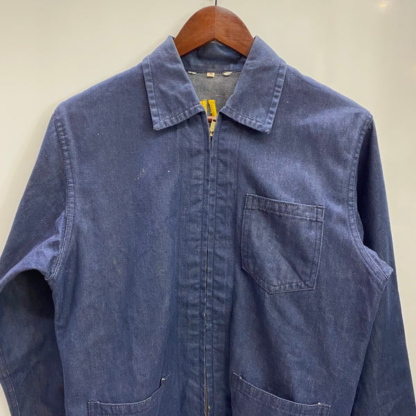 【曜日割引対象外】 ヴィンテージ vintage 60's 70's CORVETTE 刺繍 ジャケット ブルー Mサイズ 201MT-4190 VB