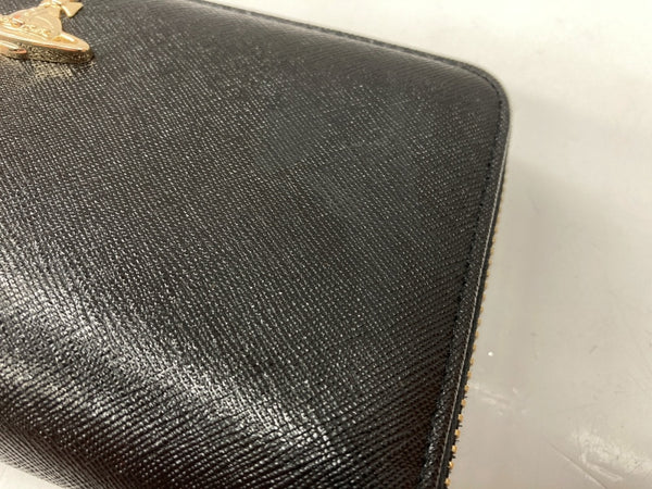 ヴィヴィアンウエストウッド VivienneWestwood VICTORIA CLASSIC LONG WALLET 長財布 オーブ 黒 VW5140-126 財布・ケース レディース財布 ロゴ ブラック 104wallet-8