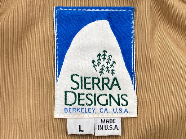 シエラデザイン SIERRA DESIGNS 80s 80年代 60/40クロス ロクヨンクロス マウンテンパーカー 8本木タグ USA製 緑 ジャケット 無地 グリーン Lサイズ 104MT-1791
