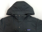 パタゴニア Patagonia 12AW ISTHMUS PARKA イスマス パーカ 裏ボア ダブルジップ フーディ アウトドア アウター 黒 27020FA12 ジャケット ロゴ ブラック Sサイズ 104MT-2156