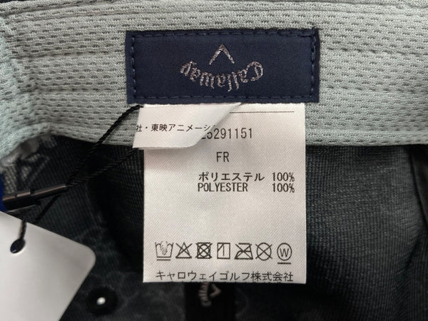 キャロウェイ Callaway × DRAGON BALL ドラゴンボール GOLF CAP ゴルフ キャップ アニメ 帽子 ハット 黒 C25291151 帽子 メンズ帽子 キャップ ロゴ ブラック Fサイズ 104H-59