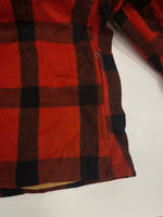 ヴィンテージ vintage 50's～ 50年代～ ウール ハンティングジャケット バッファローチェック ブロックチェック CONMATIC ZIP 38 ジャケット レッド 101MT-5444