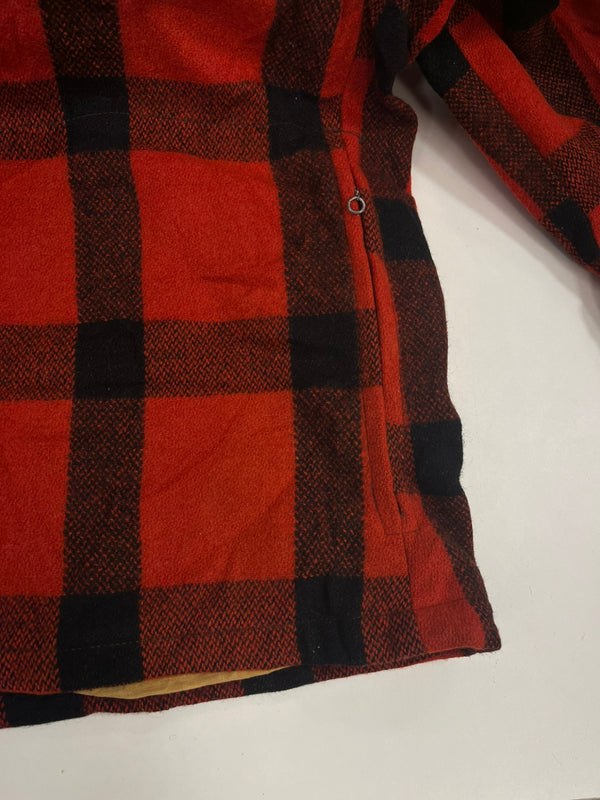 ヴィンテージ vintage 50's～ 50年代～ ウール ハンティングジャケット バッファローチェック ブロックチェック CONMATIC ZIP 38 ジャケット レッド 101MT-5444