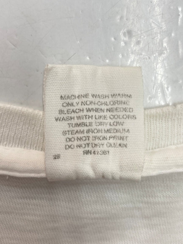 ダブルアールエル RRL 90s WORK WEAR T-SHIRT ワーク ウェア Tシャツ 半袖 USA製 プリント Ralph Lauren 白 Tシャツ ロゴ ホワイト XLサイズ 104MT-1516