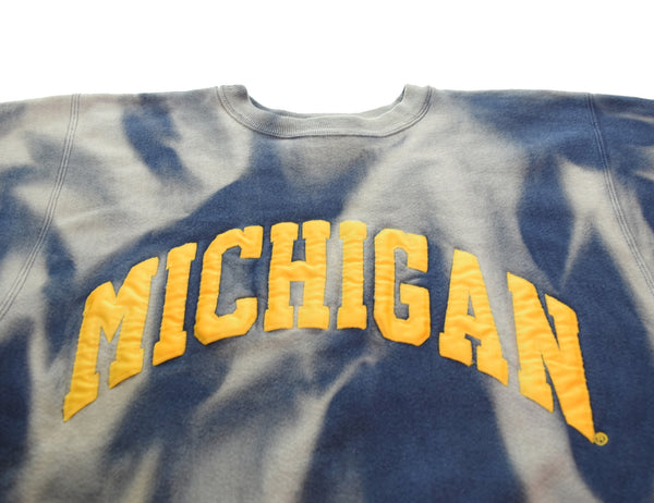 チャンピオン Champion 90s MICHIGAN REVERSE WEAVE Made in Mexico 90's ミシガン リバースウィーブ メキシコ製 ブリーチ加工 スウェット マルチカラー Lサイズ 103MT-3074