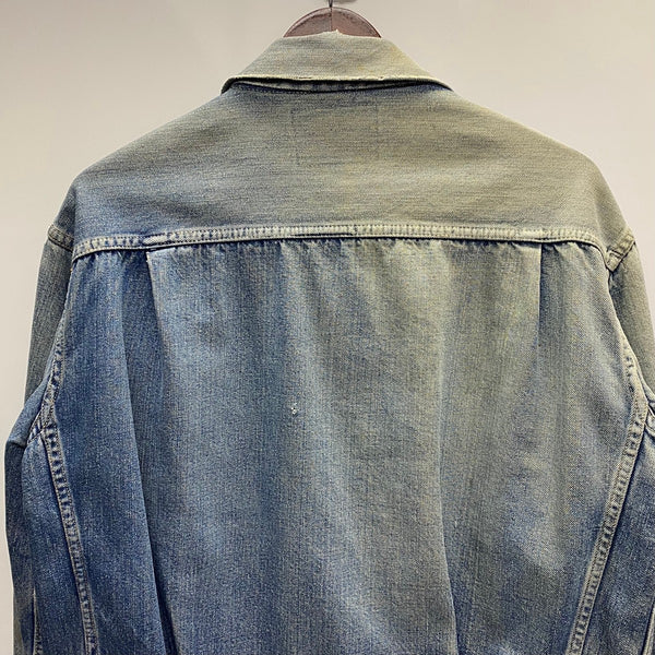 【曜日割引対象外】 リーバイス Levi's 50's 517XX 2nd 紙パッチ ハギ付き インナーカット ジャケット ブルー 201MT-4512 VB
