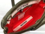 レディメイド READYMADE PEGGY BAG ペギーバッグ ハンド ショルダー バッグ 2WAY リメイク 再構築 緑 バッグ メンズバッグ トートバッグ ロゴ カーキ 104B-71