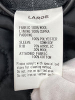 ステューシー STUSSY × fragment フラグメント Varsity jacket バーシティ ジャケット スタジャン 黒 ジャケット 無地 ブラック Lサイズ 104MT-2064