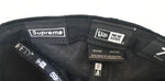 シュプリーム SUPREME ニューエラ ワールドフェイマス ボックスロゴ ベースボール キャップ 黒  帽子 メンズ帽子 キャップ 刺繍 ブラック 103hat-11