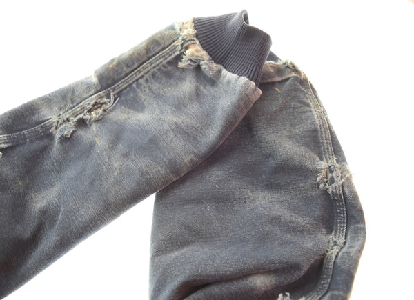 カーハート Carhartt J140 Duck Active Jacket ダックアクティブ フードジャケット ジャケット ブルー Mサイズ 103MT-3293