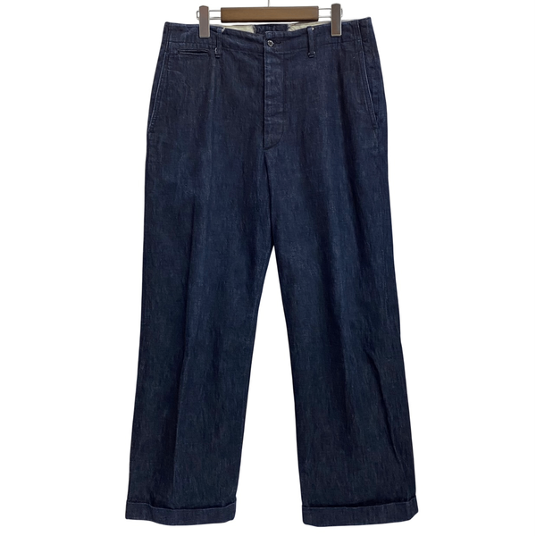【曜日割引対象外】 アットラスト AT LAST & CO デニム トラウザーパンツ デニム ブルー W32サイズ 201MB-1150 VB