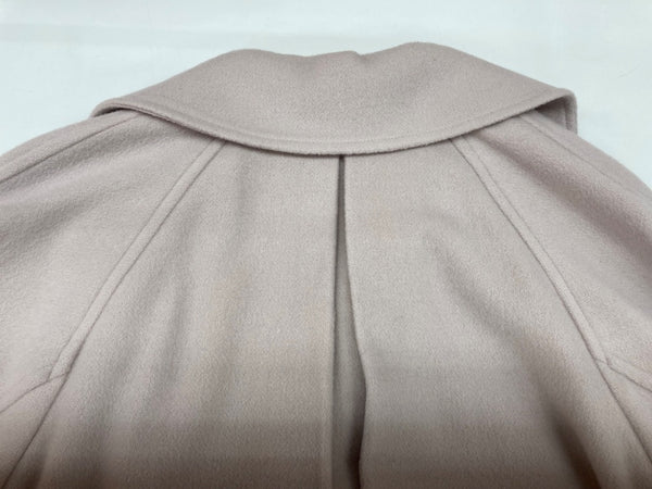 アニュアンス  anuans ウール トレンチコート スタンドカラー チェスター ラグラン ドレープ スロートタブ オーバーサイズ PINK 1523500287-0 コート 無地 ピンク Sサイズ 104LT-250