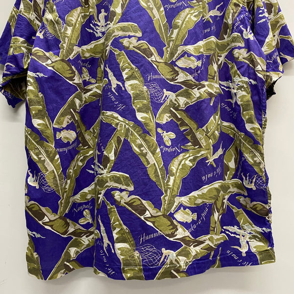 【曜日割引対象外】 パタゴニア PATAGONIA 90's pataloha バナナラマ アロハシャツ 半袖シャツ ネイビー XLサイズ 201MT-4396 VB