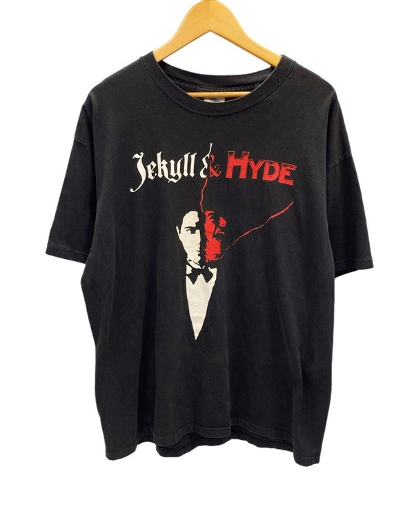 ヴィンテージ Vintage 90's 90s Jekyll & Hyde T-shirt ジキルとハイド 半袖 黒 XL Tシャツ プリント ブラック 101MT-2457