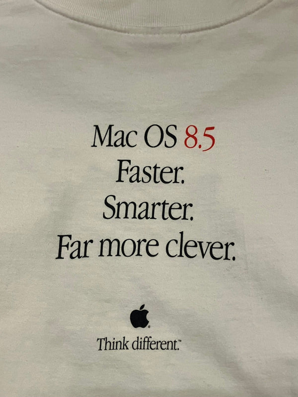 ヴィンテージ vintage 90年代 90's Hanes Apple "Mac OS8.5" Sherlock アップル マック シャーロック プリント XL Tシャツ ホワイト LLサイズ 101MT-3829