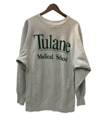 【曜日割引対象外】 チャンピオン Champion 90's REVERSE WEAVE USA製 Tulane Medical スウェット グレー 2XLサイズ 201MT-2912 VB