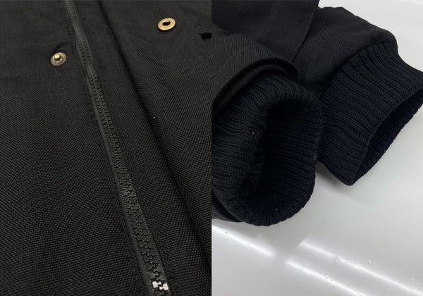 カーハート Carhartt FULL ZIP WORK JACKET フル ジップ ワーク ジャケット 裏地キルティング アウター 黒 ジャケット ロゴ ブラック Lサイズ 104MT-1665