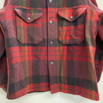 【曜日割引対象外】 ペンドルトン PENDLETON 60's バッファローチェック ウールジャケット ジャケット レッド Mサイズ 201MT-4418 VB