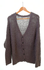 ヨーク YOKE 22SS Bushy Cotton Cardigan ブッシー コットン カーディガン 紫 YK22SS0355S  3 カーディガン パープル 103MT-750