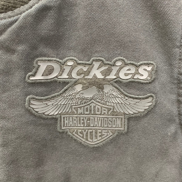 ディッキーズ Dickies ハーレーダビッドソン HARLEY DAVIDSON コラボ キルティングキャンバスベスト  96575-25VM ベスト ブラック Lサイズ 201MT-4670