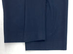 スタジオニコルソン STUDIO NICHOLSON PEACHED COTTON TWILL PANTS ピーチ コットン ツイル パンツ ジップフライ ワイド ズボン 紺 無地 SNM-351 ボトムスその他 ネイビー Sサイズ 104MB-154
