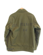 ミリタリーアイテム Military items 80s USNAVY A-2 デッキジャケット 後期 80s アメリカ海軍  8415-00-753-5612 ジャケット カーキ Mサイズ 103MT-2530
