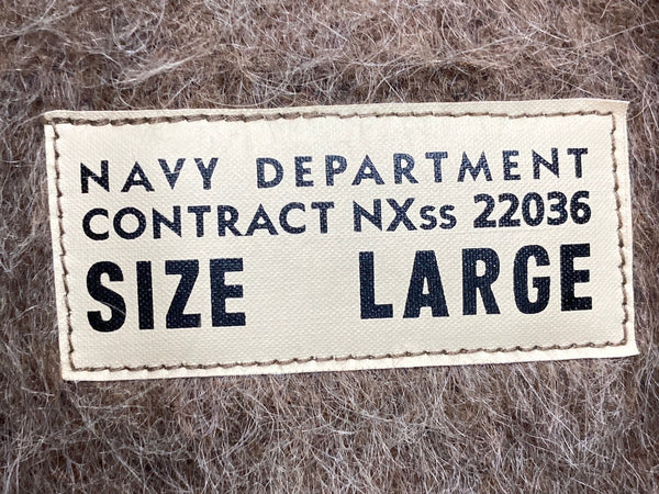 バズリクソンズ BUZZ RICKSON'S N-1 デッキジャケット NAVY DEPARTMENT Military ミリタリー U.S.NAVY ステンシル M品番  M13530 ジャケット ワンポイント ブラウン Lサイズ 104MT-2181