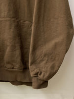 ケボズ KEBOZ バックプリント 刺繍 パーカ ロゴ ブラウン Lサイズ 201MT-2247