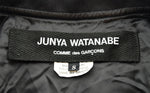 ジュンヤワタナベ  JUNYA WATANABE COMME des GARCONS コムデギャルソン ライダースジャケット ダブル ウール ベルト付き 袖ジップ ジップアップ 黒 JF-J029 ジャケット 無地 ブラック Sサイズ 103MT-484