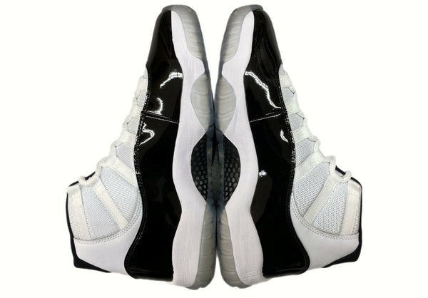 ナイキ NIKE 18年製 AIR JORDAN 11 RETRO CONCORD エア ジョーダン レトロ コンコルド AJ11 白 黒 378037-100 メンズ靴 スニーカー ホワイト 26.5cm 104-shoes602