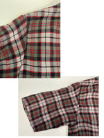 ヴィンテージ vintage 50's～60's 50年代 60年代 harper チェック 開襟 オープンカラーシャツ ボックス ループカラー 半袖シャツ レッド Mサイズ 101MT-4128