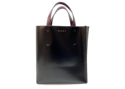 マルニ MARNI BLACK MUSEO SMALL BAG ミュゼオ スモール バッグ 2Way ショルダー ハンド かばん 黒 SHMPV01TY0 LV639 バッグ レディースバッグ 2way・3wayバッグ ロゴ ブラック 104B-93