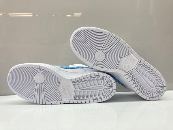 ナイキ NIKE 24年製 × NICOLE HAUSE ニコール ハウゼ DB DUNK LOW PRO ダンク ロー スケボー シューズ 白 青 FZ8802-100 メンズ靴 スニーカー ホワイト 27cm 104S-1035