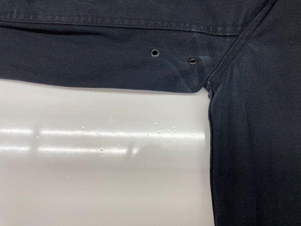 ワコマリア WACKO MARIA N-1 デッキジャケット OUTRAGEOUS INC フロントボタン ステンカラー ライトアウター バックプリント 日本製 NAVY 紺 ジャケット ロゴ ネイビー Mサイズ 104MT-1849