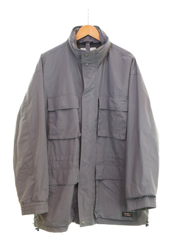 エルエルビーン L.L.Bean 90s マウンテンパーカー 90's ダブルジップ ドローコード ジャケット グレー Lサイズ 103MT-3518