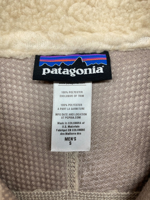 パタゴニア PATAGONIA CLASSIC RETRO-X VEST クラシック レトロ ベスト フリース 薄茶色 23047FA13 ベスト ロゴ ベージュ Sサイズ 104MT-620